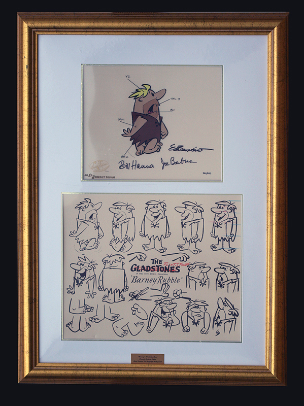 HANNA-BARBERA - Flintstones - Ed's  Model Sheet - Barney
